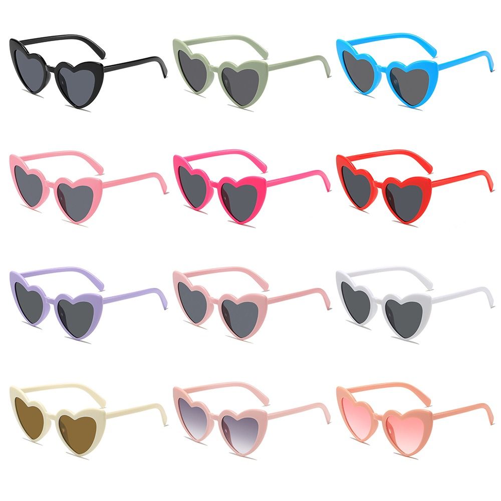 Street Fashion Glasses - UV Protection Heart-Shaped Sunglasses Trendy Vintage