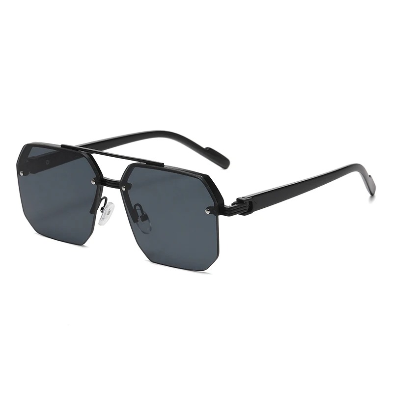 Men's Metal Sunglasses Square  - Street Fashion Glasses 评论和价格