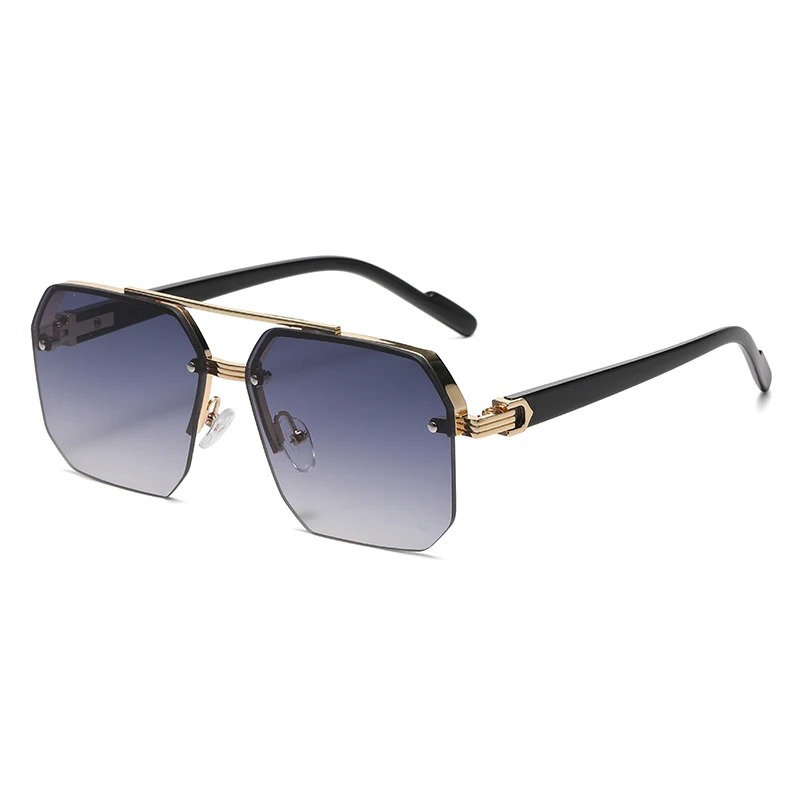 Men's Metal Sunglasses Square  - Street Fashion Glasses 评论和价格