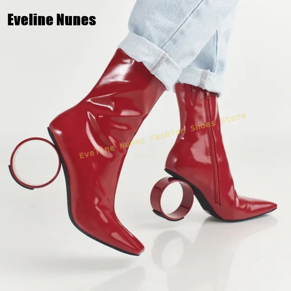 Shaped Heel Square Toe Fashion - Street Fashion Lady 评论和价格