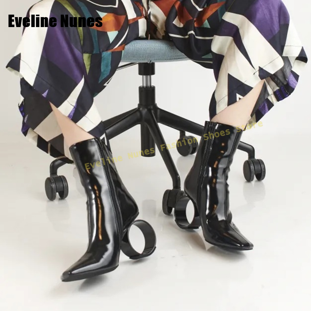 Shaped Heel Square Toe Fashion - Street Fashion Lady 评论和价格