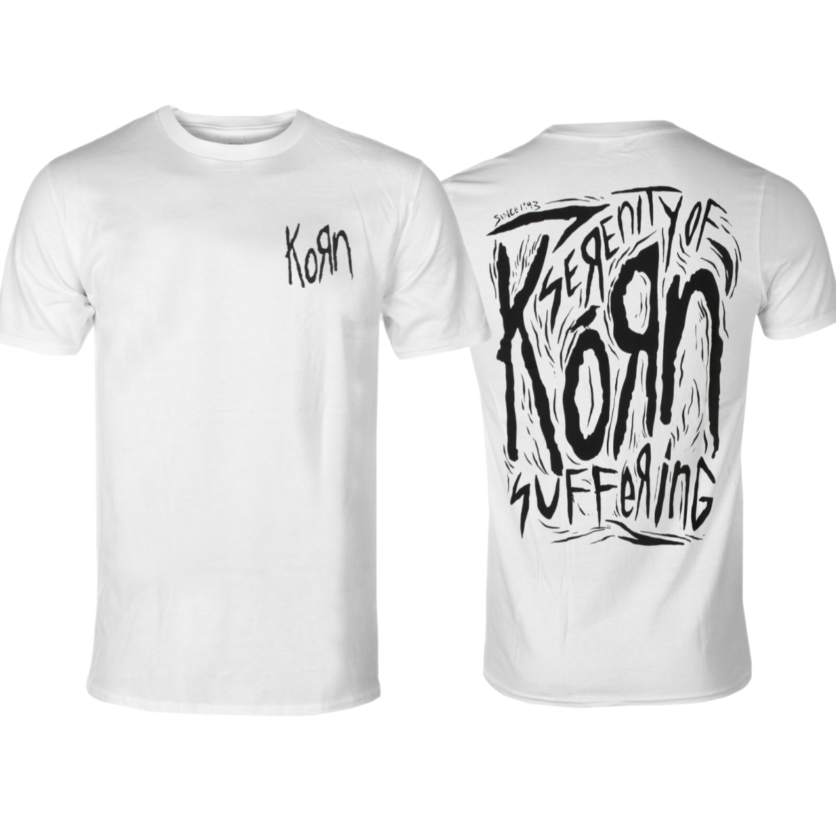 Korn Scratched Type Artistic P - Street Fashion Types 评论和价格