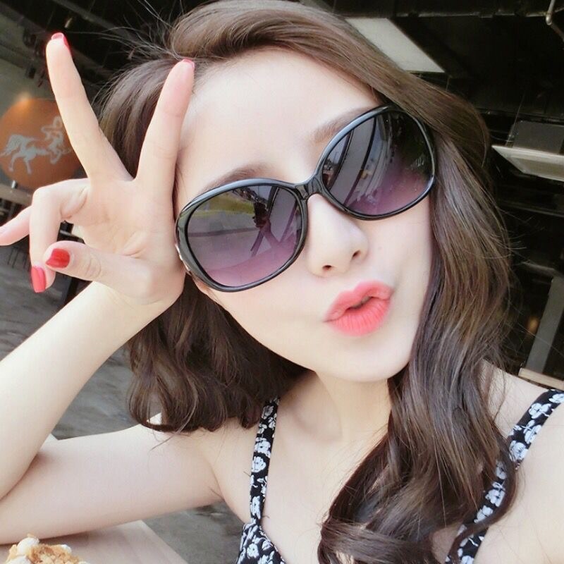 New Fashion Oval Sunglasses Tr - Street Fashion Glasses 评论和价格
