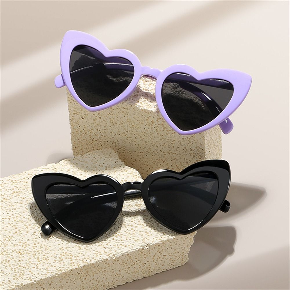 UV Protection Heart-Shaped Sun - Street Fashion Glasses 评论和价格