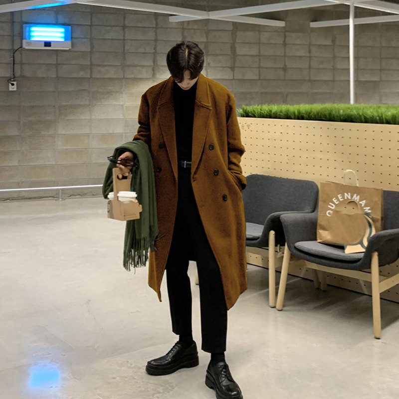Trench Beige Coat Mens Section - Street Fashion Reviews 评论和价格