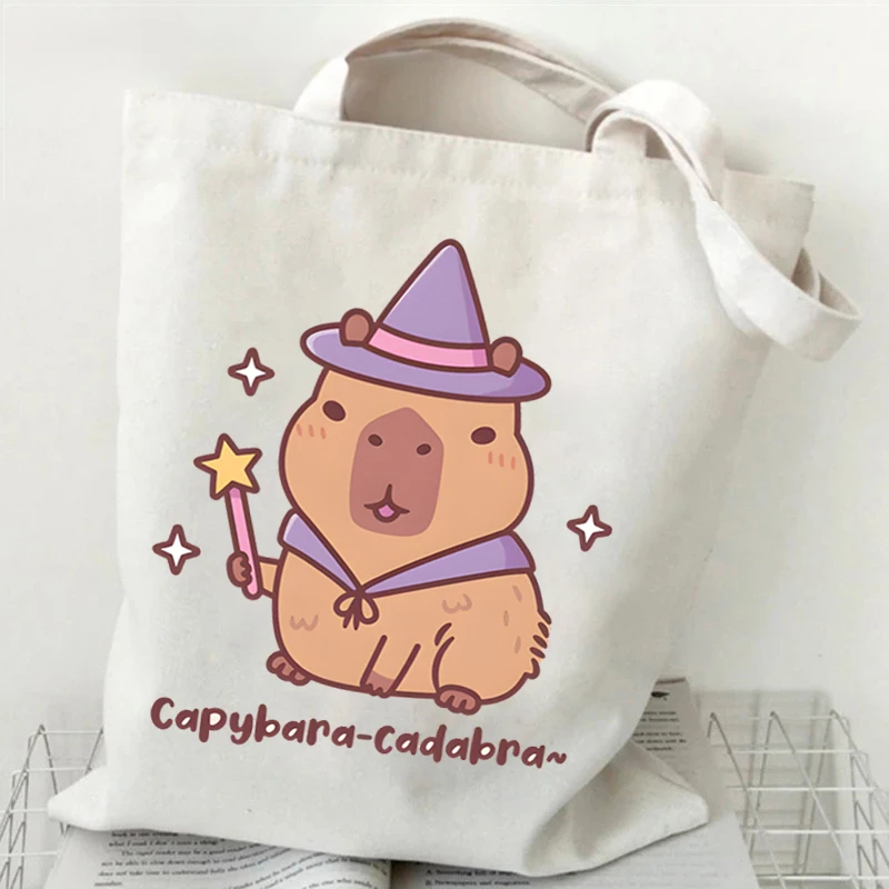 Bobo Tea Capybara Graphics Wom - Tote Bag Canvas Print 评论和价格