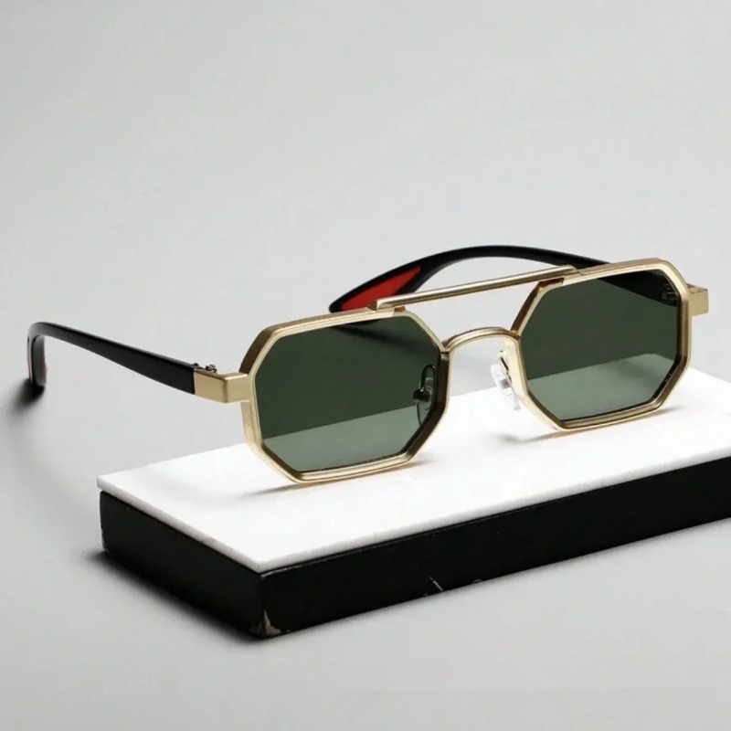 Vintage Square Sunglasses for  - Street Fashion Glasses 评论和价格