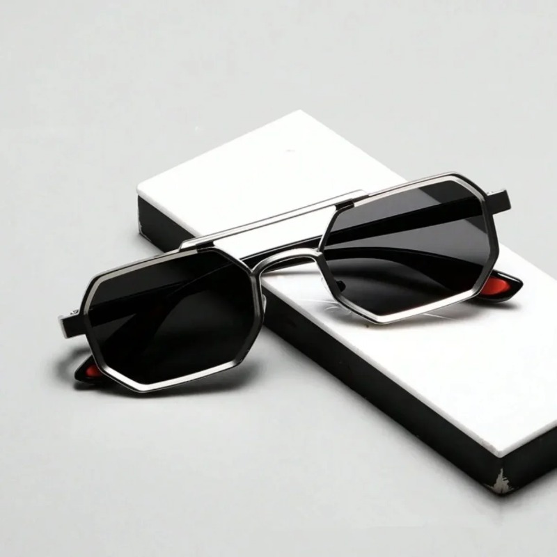 Vintage Square Sunglasses for  - Street Fashion Glasses 评论和价格