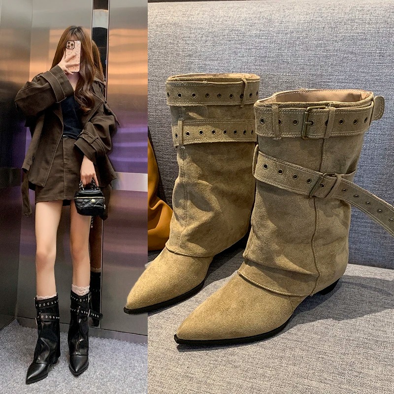 2025 Pointed Toe Women's Winte - Street Fashion Lady 评论和价格