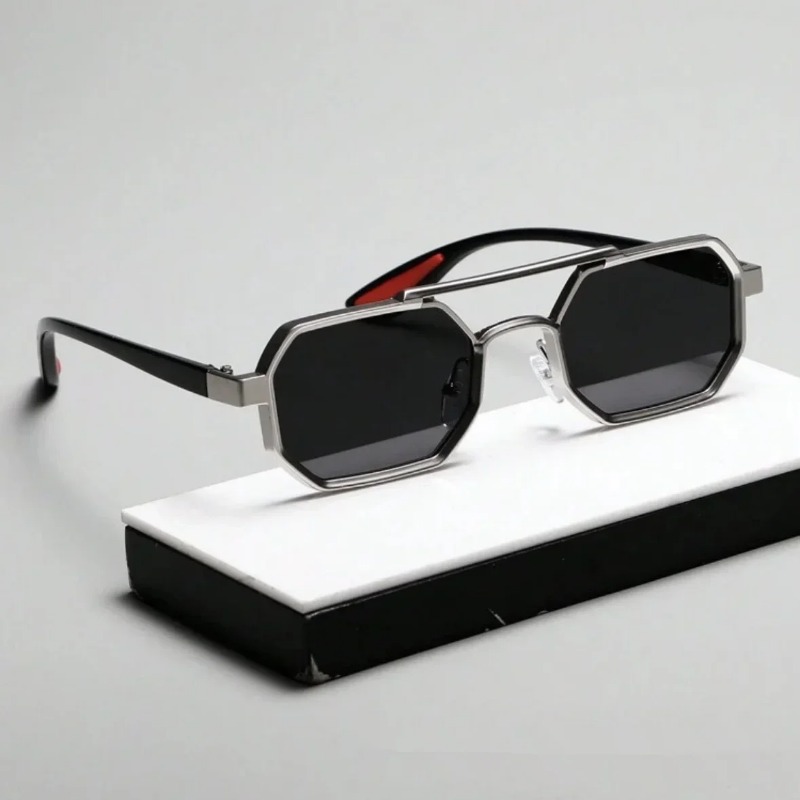 Vintage Square Sunglasses for  - Street Fashion Glasses 评论和价格
