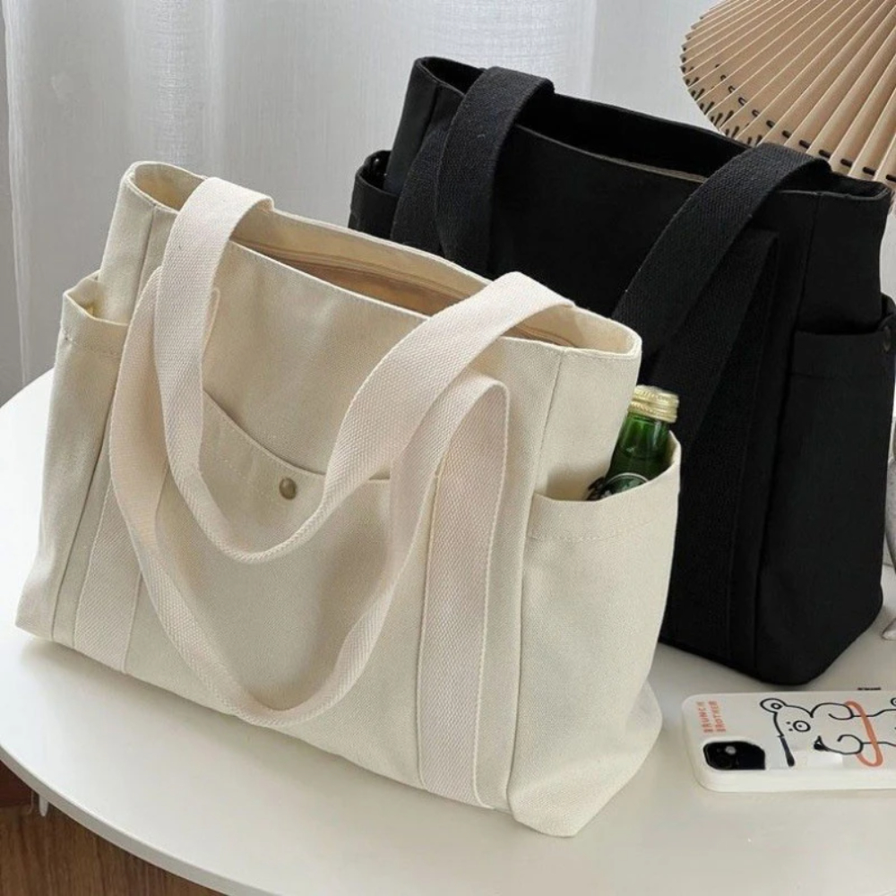 Large Capacity Canvas Tote Bag - Tote Bag Canvas Print 评论和价格