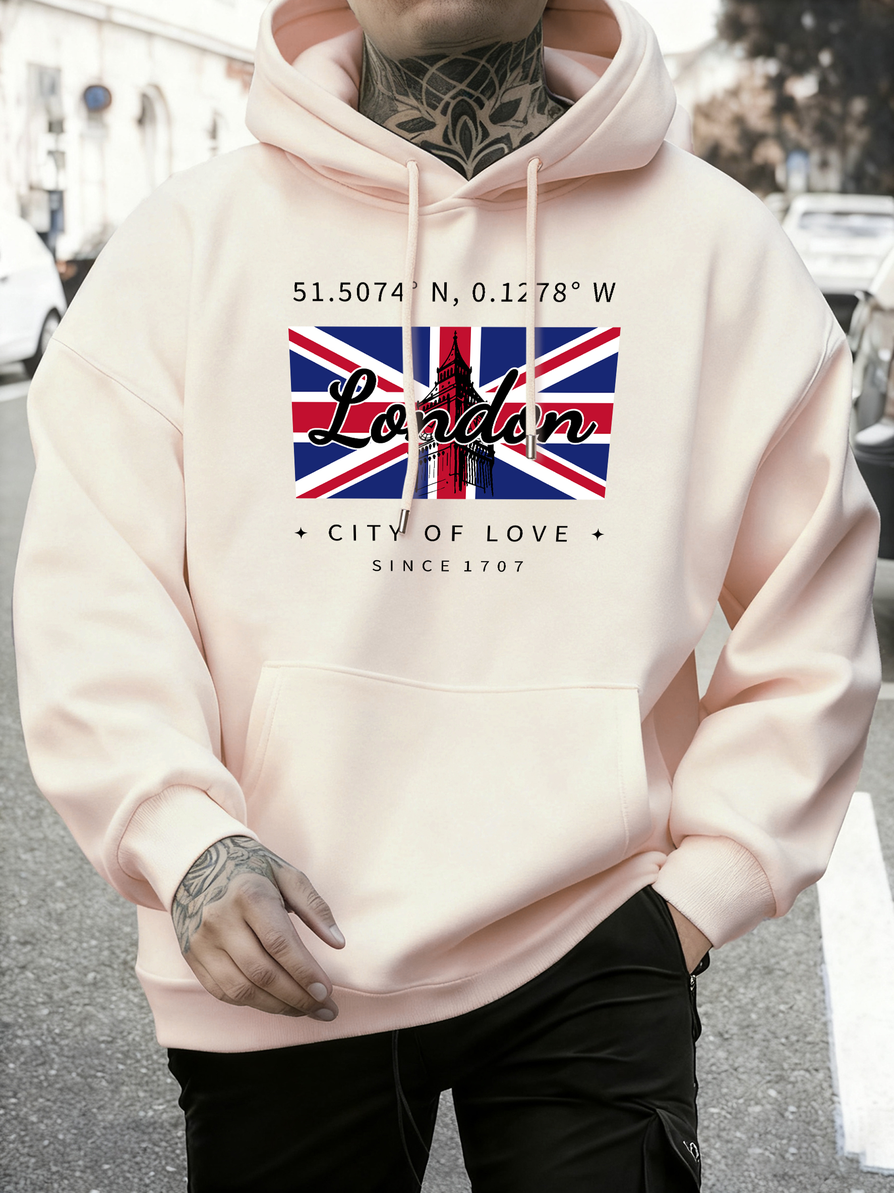 London City Of Love Flag Print - Street Fashion In London 评论和价格