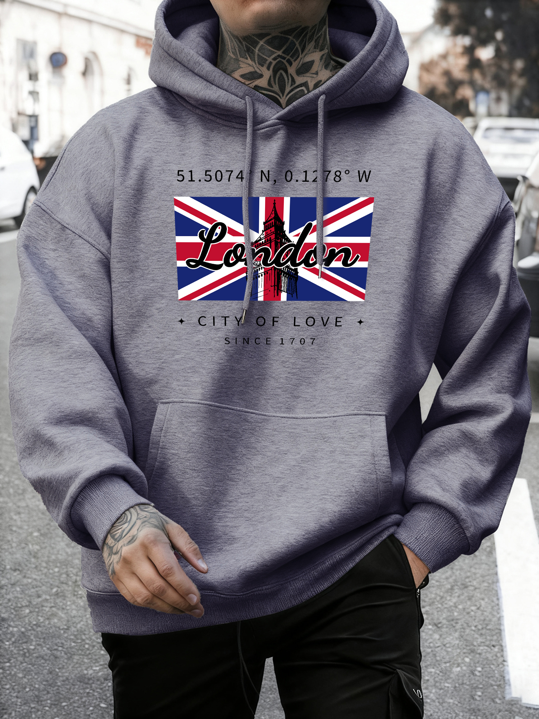 London City Of Love Flag Print - Street Fashion In London 评论和价格