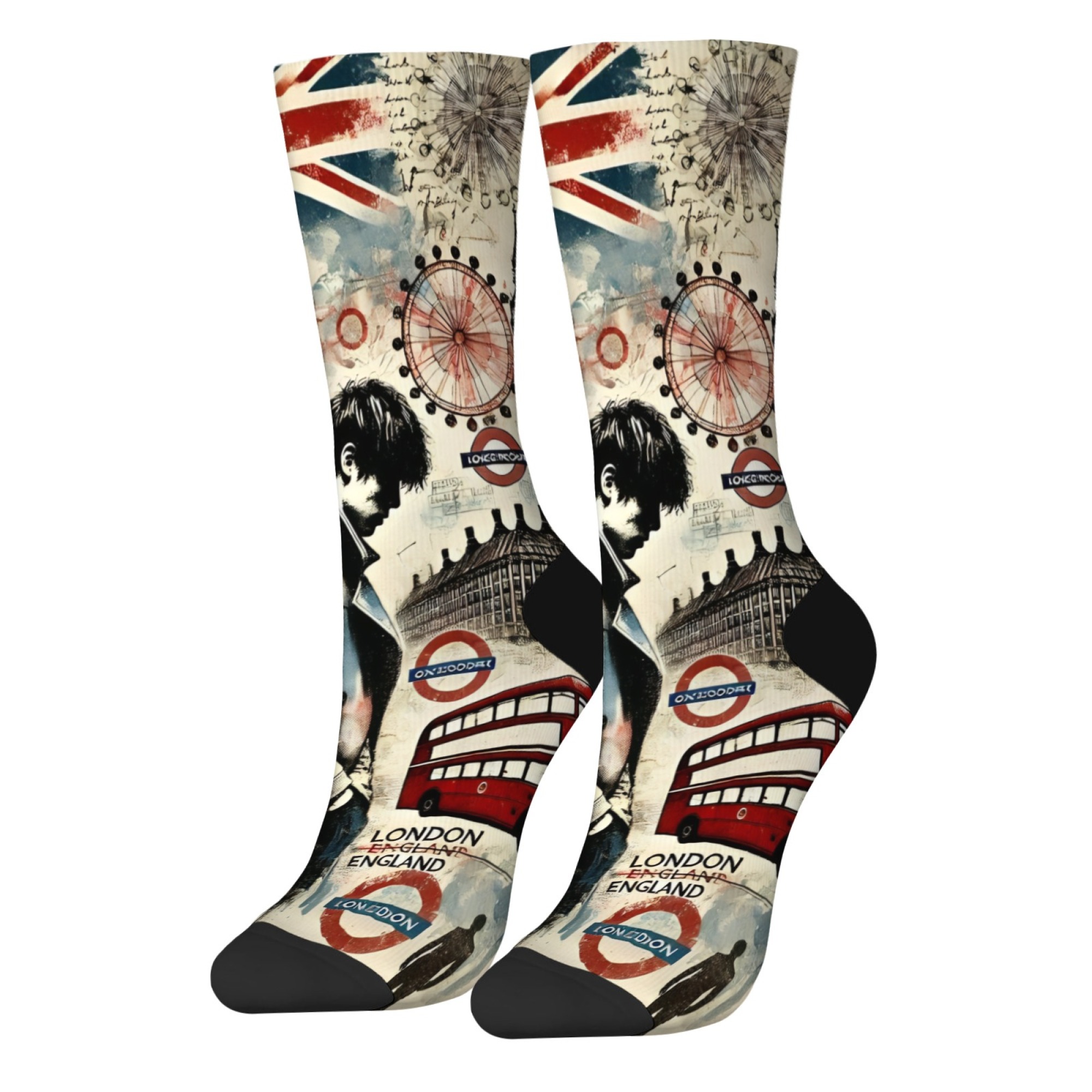 London Melancholic Boy Print M - Street Fashion In London 评论和价格