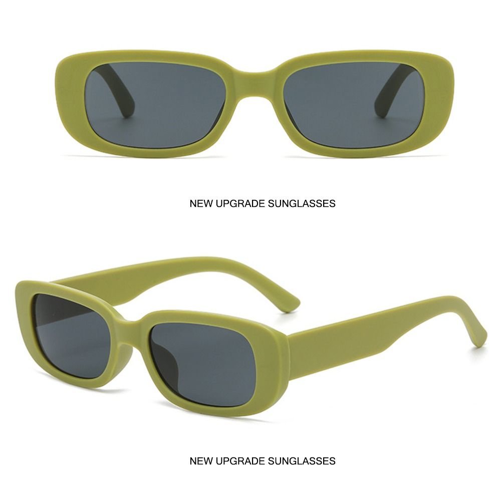 Trendy Narrow Square Frame Y2K - Street Fashion Glasses 评论和价格