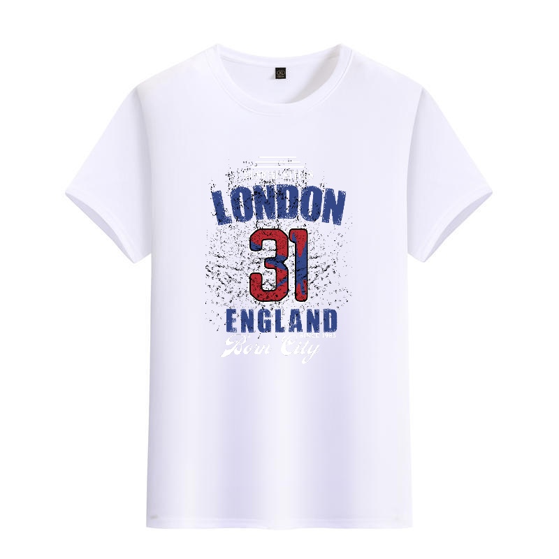 Men's Black Round-Neck Short-S - Street Fashion In London 评论和价格