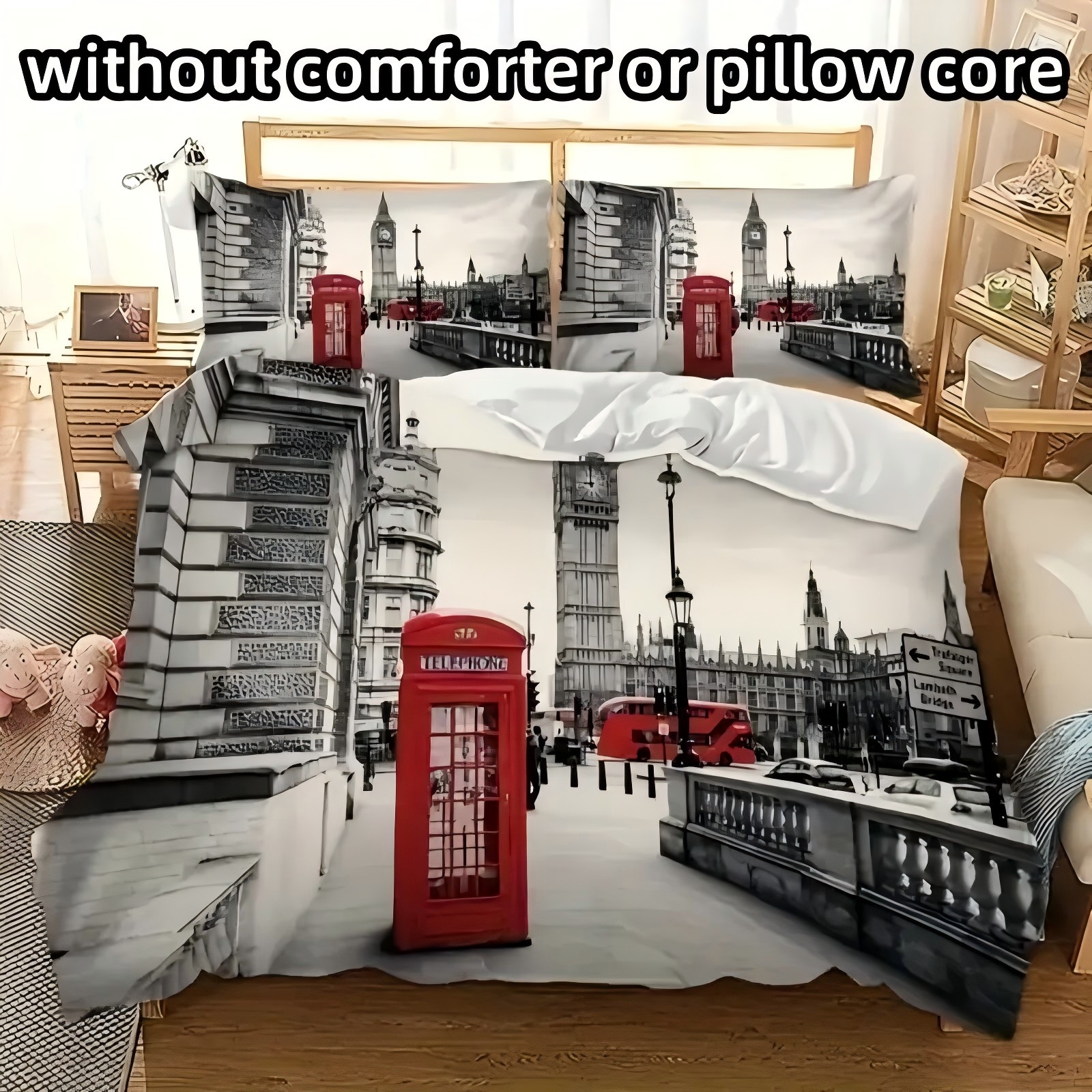 London Street Pattern 3D Print - Street Fashion In London 评论和价格