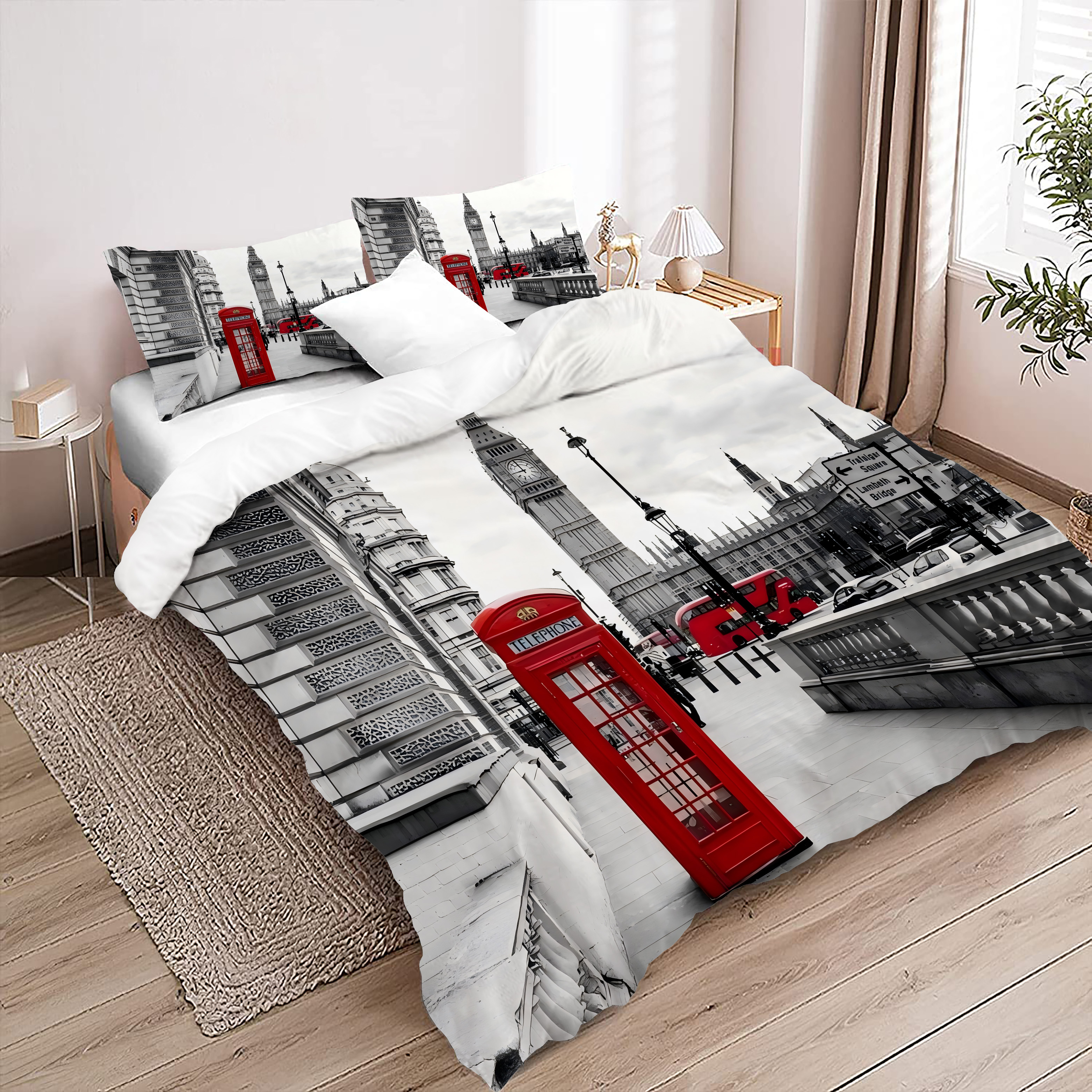 London Street Pattern 3D Print - Street Fashion In London 评论和价格