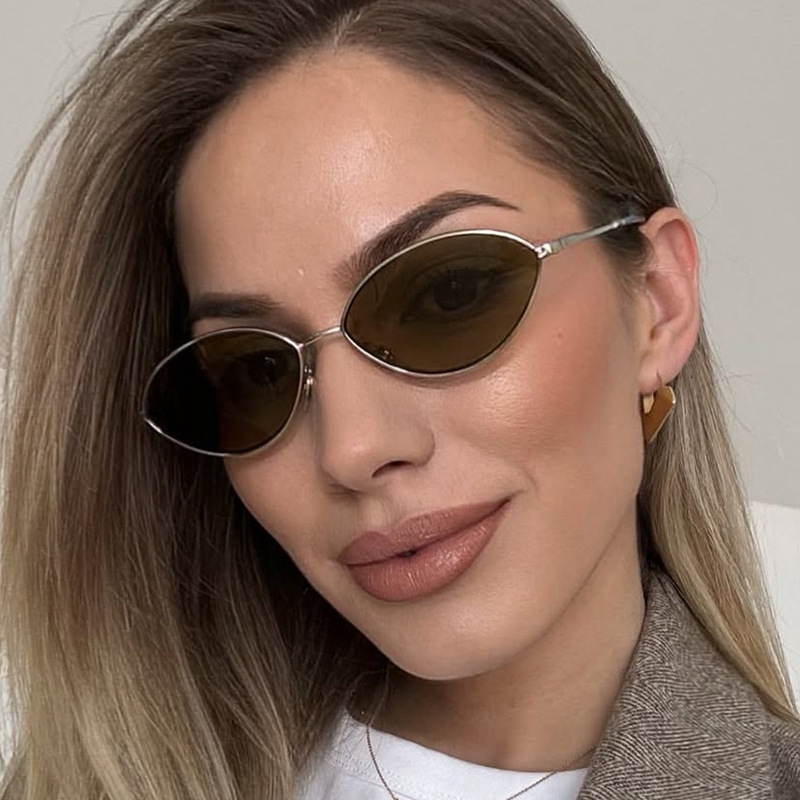 Retro Cat eye Woman Sunglasses - Street Fashion Glasses 评论和价格
