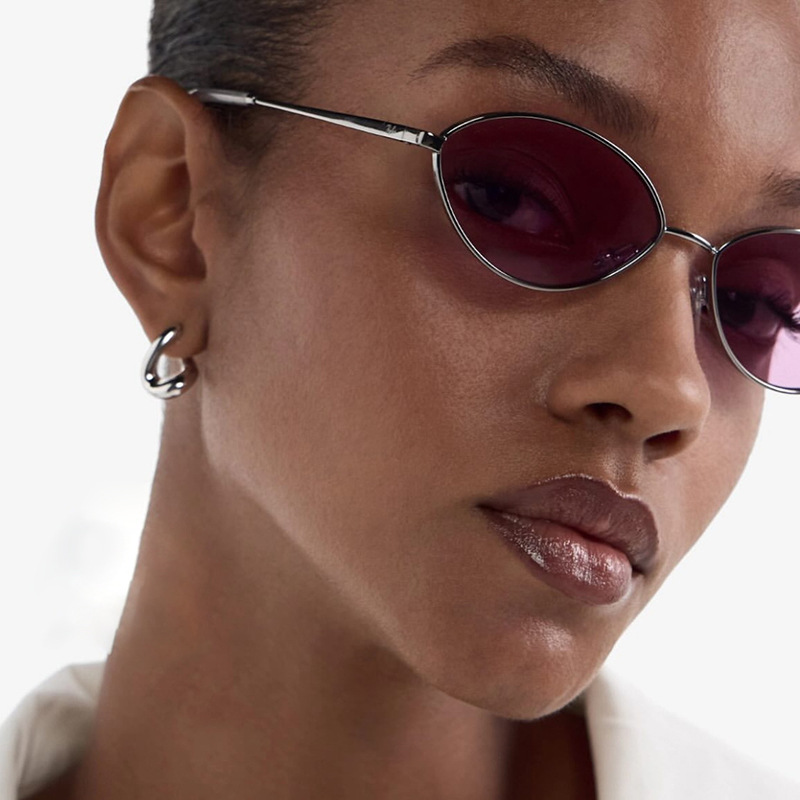 Retro Cat eye Woman Sunglasses - Street Fashion Glasses 评论和价格