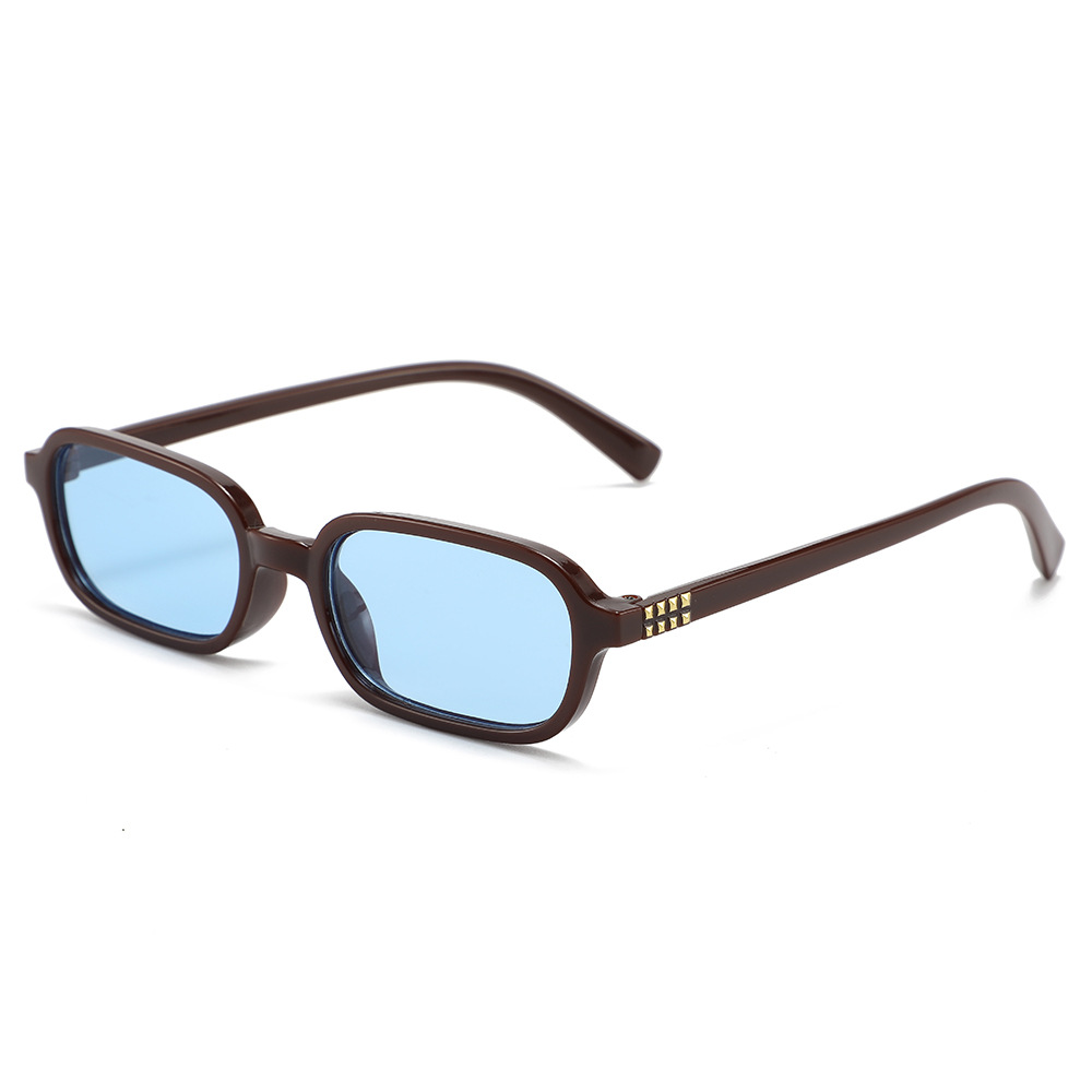 New Small Square Frame Sunglas - Street Fashion Glasses 评论和价格