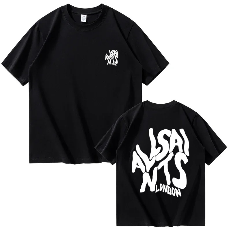 London Elastic Text T-Shirt, B - Street Fashion In London 评论和价格