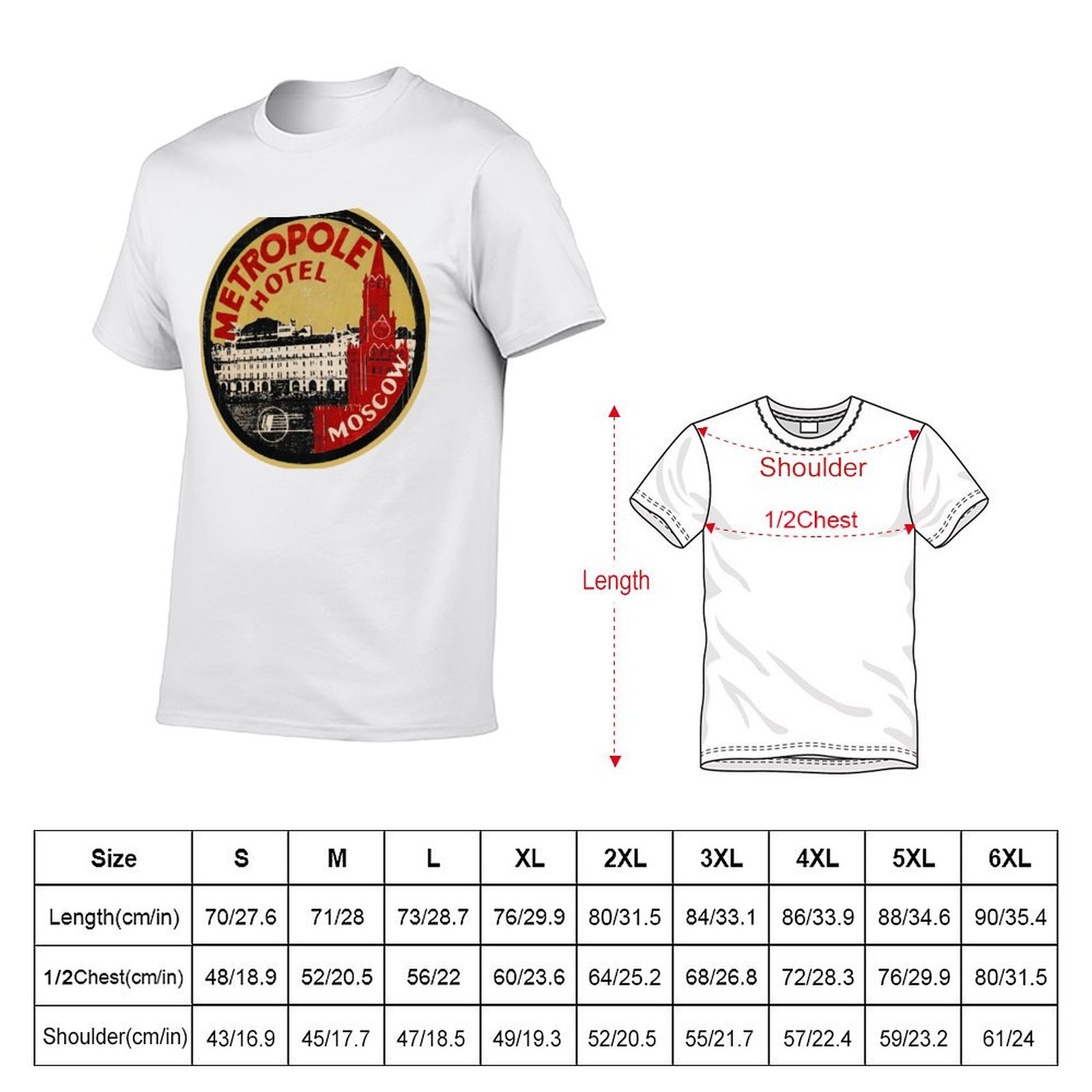 Metropole Hotel Moscow T-Shirt - Street Fashion Moscow 评论和价格