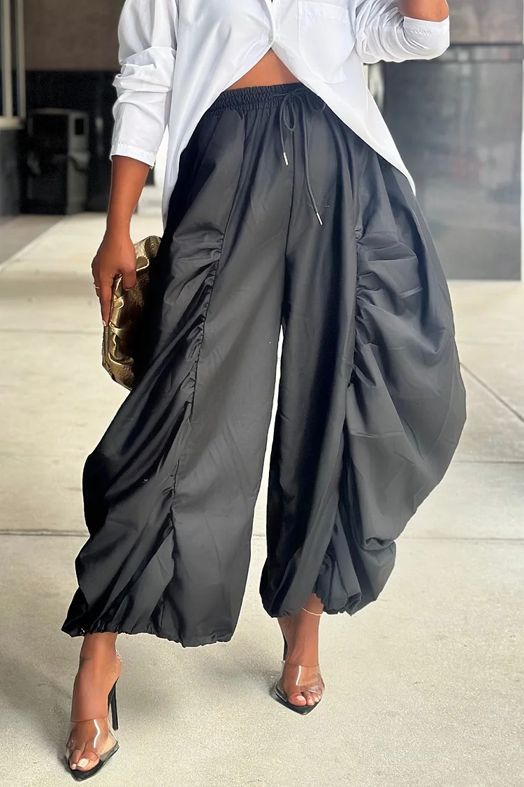 Women Plus Size Ruched Drawstr - Street Fashion England 评论和价格