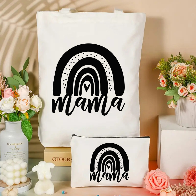 Mama Printed Shoulder Bag, Reu - Tote Bag Canvas Print 评论和价格