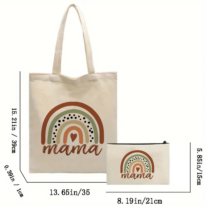 Mama Printed Shoulder Bag, Reu - Tote Bag Canvas Print 评论和价格