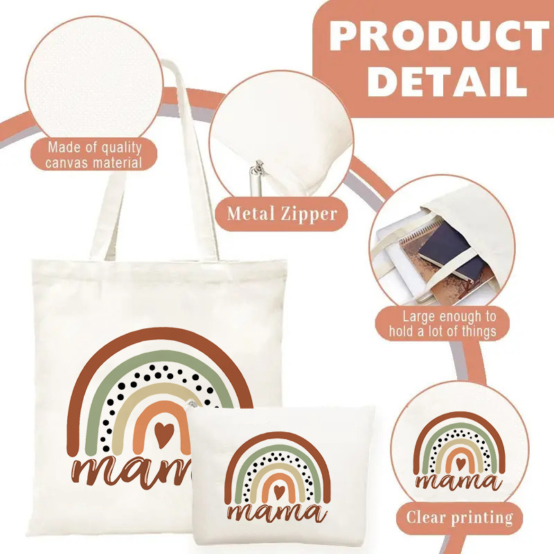 Mama Printed Shoulder Bag, Reu - Tote Bag Canvas Print 评论和价格
